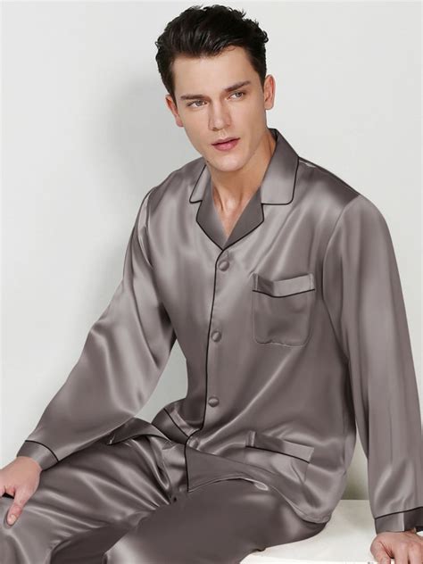 prada silk pajamas men|Silk Sleepwear for Men, Shop Men's Silk Nightwear .